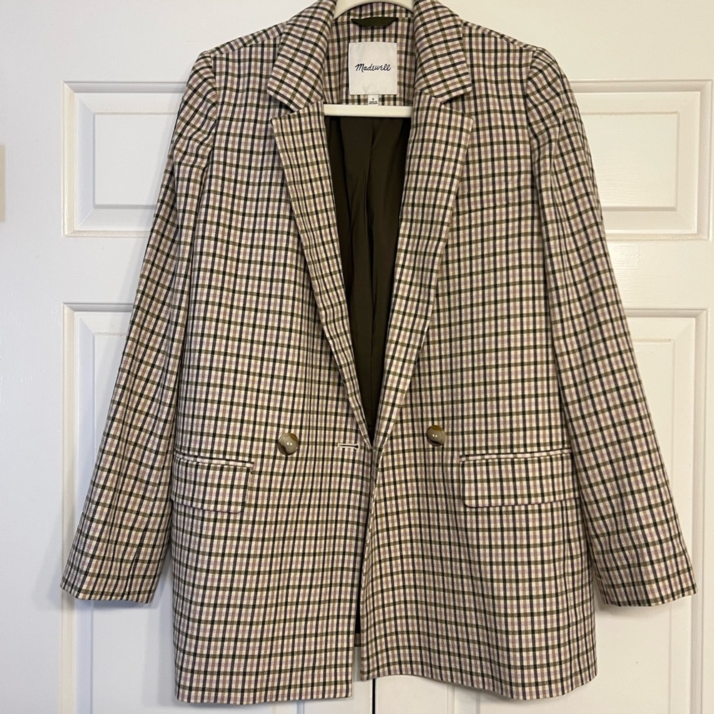 Madewell Dorset Blazer in Albermarle Plaid